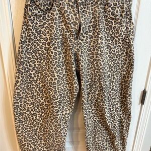 Abercrombie & Fitch Animal Print Jeans